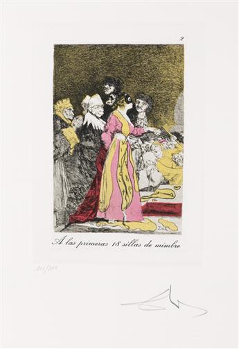 SALVADOR DALÍ Les Caprices de Goya.